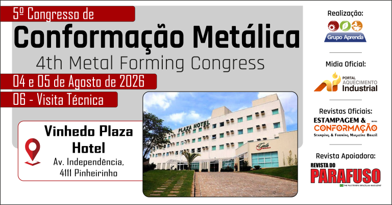 5° Congresso Conformação Metálica – 2026